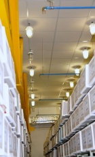 В архиве установлена система автоматического пожаротушения и дымоудаления