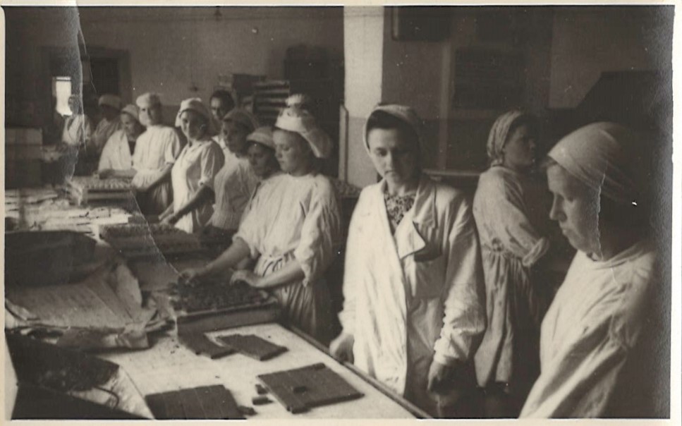 9. ГАПК. Фотофонд 0-1569 (Негатив). Владивостокская кондитерская фабрика (внутренний вид цехов) 1966 г. (б).jpg